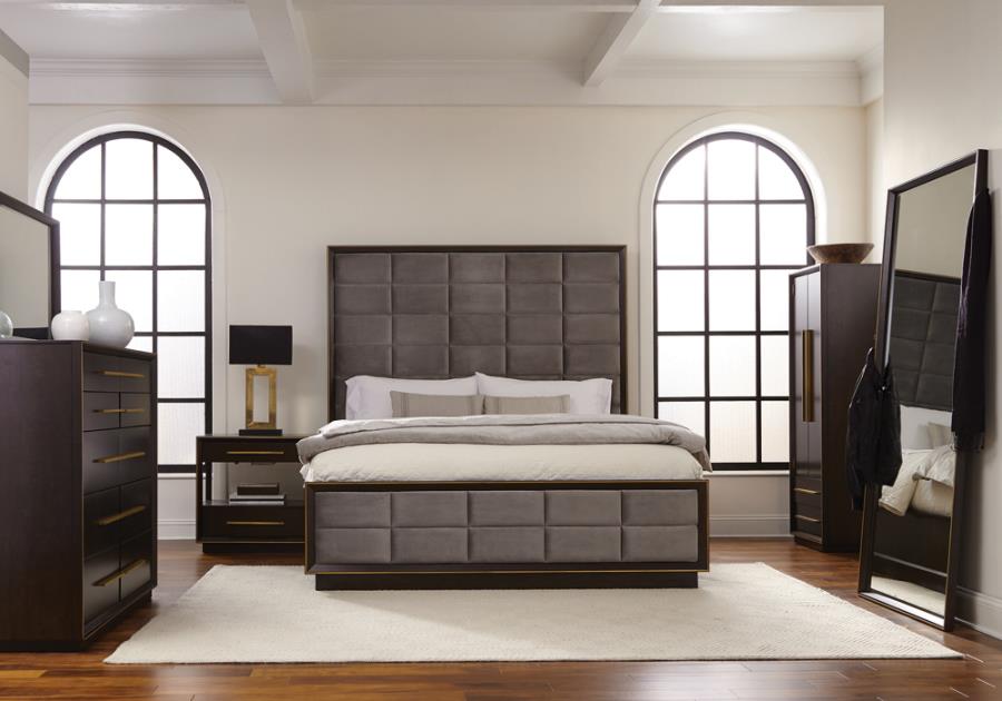 Durango Brown Queen Bed 5 Pc Set - MyWaynesHome #