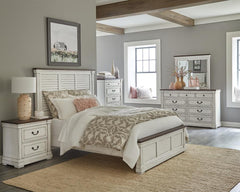 Hillcrest Ivory California King Bed 5 Pc Set - MyWaynesHome #