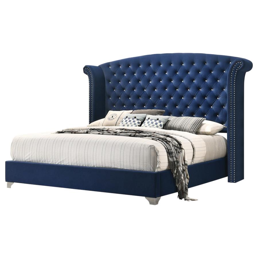 Melody Blue Queen Bed - MyWaynesHome #