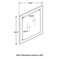 Melody Blue Dresser Mirror - MyWaynesHome #