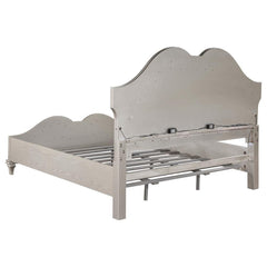 Evangeline Silver Queen Bed 5 Pc Set - MyWaynesHome #