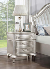 Evangeline Silver Nightstand - MyWaynesHome #