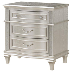 Evangeline Silver Nightstand - MyWaynesHome #