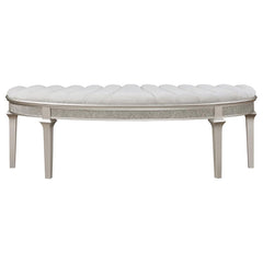 Evangeline Silver Bench - MyWaynesHome #