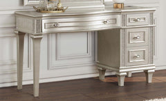Evangeline Silver Vanity Table - MyWaynesHome #