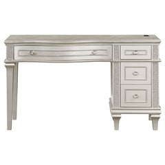 Evangeline Silver Vanity Table - MyWaynesHome #