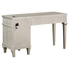 Evangeline Silver Vanity Table - MyWaynesHome #
