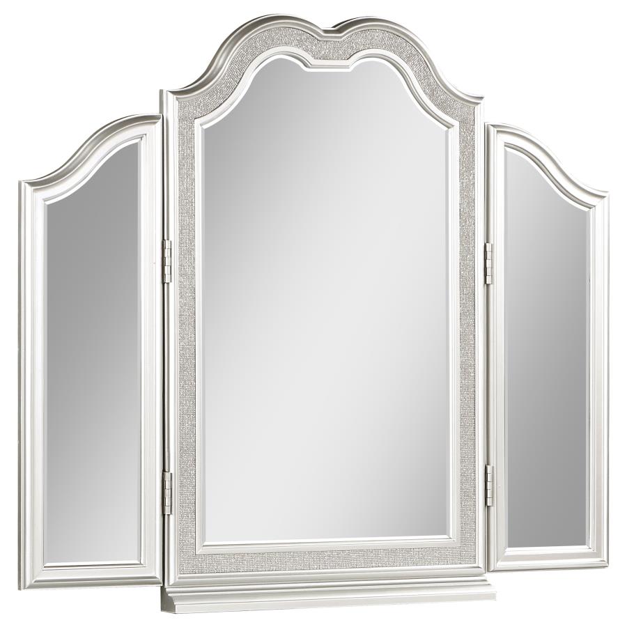 Evangeline Silver Vanity Mirror - MyWaynesHome #