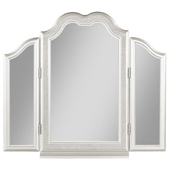 Evangeline Silver Vanity Mirror - MyWaynesHome #