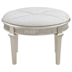 Evangeline Ivory Vanity Stool - MyWaynesHome #