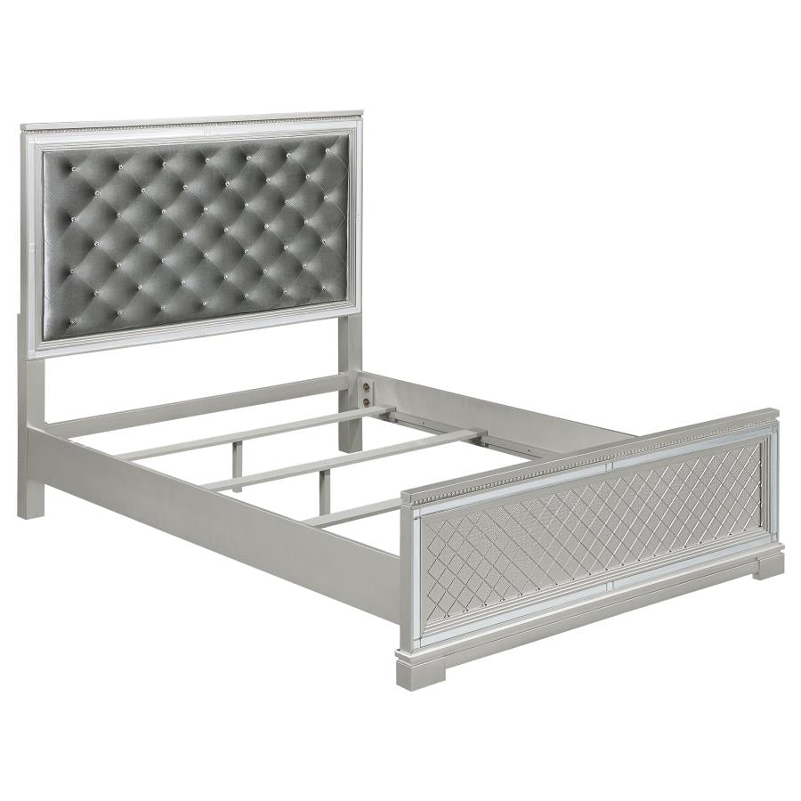 Eleanor Silver Queen Bed - MyWaynesHome #