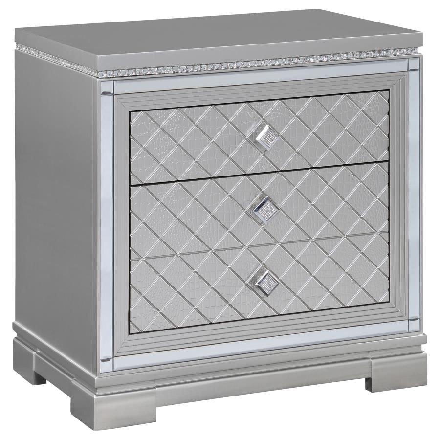 Eleanor Silver Nightstand - MyWaynesHome #