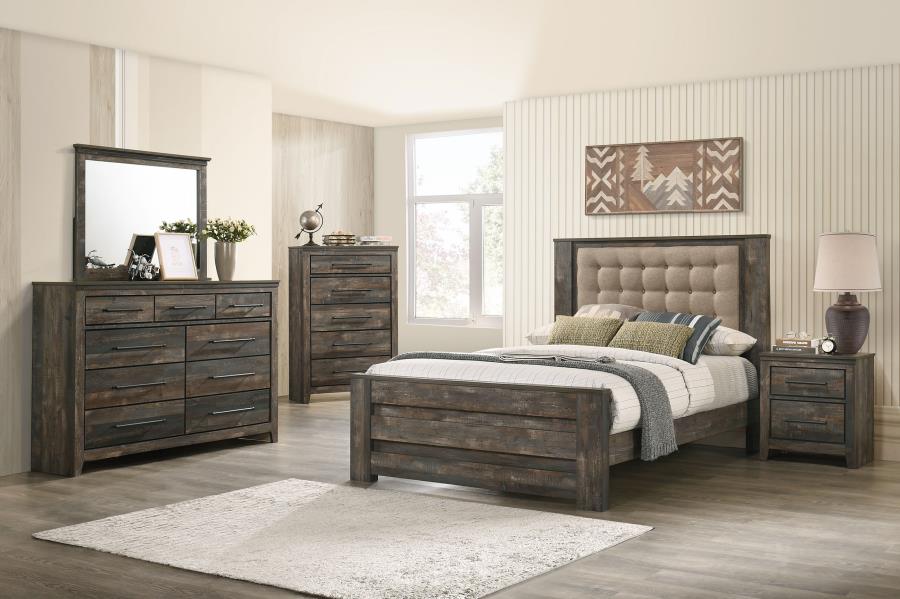 Ridgedale Brown Queen Bed 5 Pc Set - MyWaynesHome #