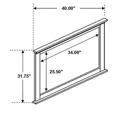 Ridgedale Brown Dresser Mirror - MyWaynesHome #