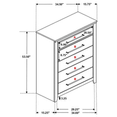 Ridgedale Brown Chest - MyWaynesHome #