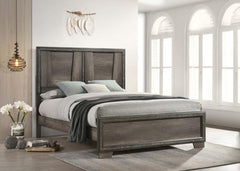 Janine Grey Queen Bed - MyWaynesHome #