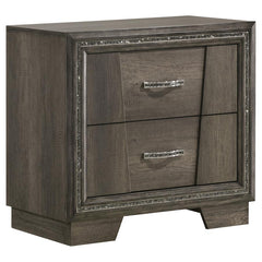 Janine Grey Nightstand - MyWaynesHome #