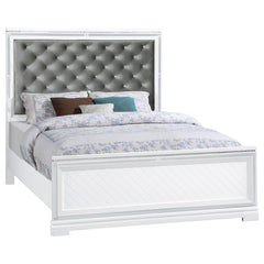 Eleanor White California King Bed - MyWaynesHome #