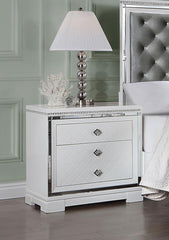 Eleanor White Nightstand - MyWaynesHome #