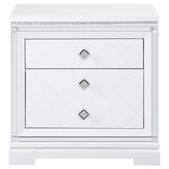 Eleanor White Nightstand - MyWaynesHome #