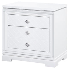 Eleanor White Nightstand - MyWaynesHome #