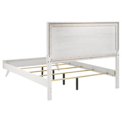 Janelle White Eastern King Bed 5 Pc Set - MyWaynesHome #