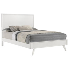 Janelle White California King Bed - MyWaynesHome #