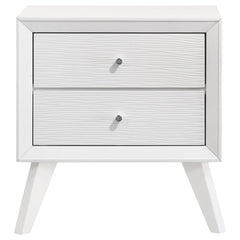 Janelle White Nightstand - MyWaynesHome #
