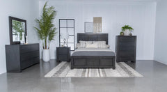 Lorenzo Grey Queen Bed 5 Pc Set - MyWaynesHome #