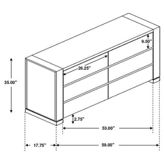 Lorenzo Grey Eastern King Bed 4 Pc Set - MyWaynesHome #
