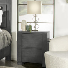 Lorenzo Grey Nightstand - MyWaynesHome #