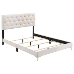 Kendall White Eastern King Bed 5 Pc Set - MyWaynesHome #