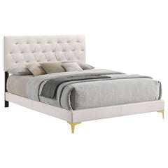 Kendall White California King Bed - MyWaynesHome #