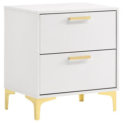 Kendall White Nightstand - MyWaynesHome #