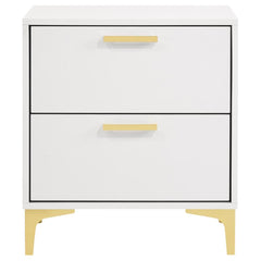Kendall White Nightstand - MyWaynesHome #