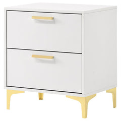 Kendall White Nightstand - MyWaynesHome #