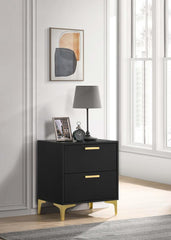 Kendall Black Nightstand - MyWaynesHome #