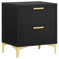 Kendall Black Nightstand - MyWaynesHome #