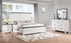 Lilith Grey Eastern King Bed 4 Pc Set - MyWaynesHome #