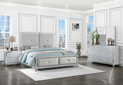 Larue Silver Queen Bed 4 Pc Set - MyWaynesHome #