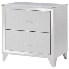 Larue Silver Nightstand - MyWaynesHome #
