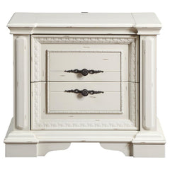 Evelyn White Nightstand - MyWaynesHome #