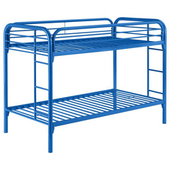 Morgan Blue Twin / Twin Bunk Bed - MyWaynesHome #