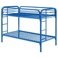 Morgan Blue Twin / Twin Bunk Bed - MyWaynesHome #