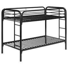 Morgan Black Twin / Twin Bunk Bed - MyWaynesHome #