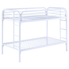Morgan White Twin / Twin Bunk Bed - MyWaynesHome #