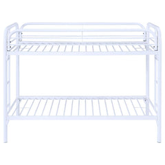 Morgan White Twin / Twin Bunk Bed - MyWaynesHome #