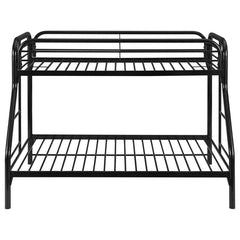 Morgan Black Twin / Full Bunk Bed - MyWaynesHome #