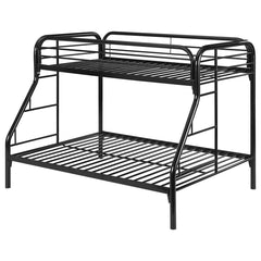 Morgan Black Twin / Full Bunk Bed - MyWaynesHome #