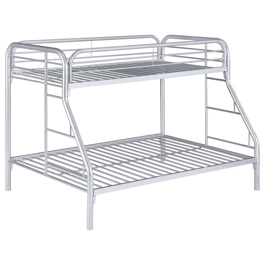 Morgan Silver Twin / Full Bunk Bed - MyWaynesHome #